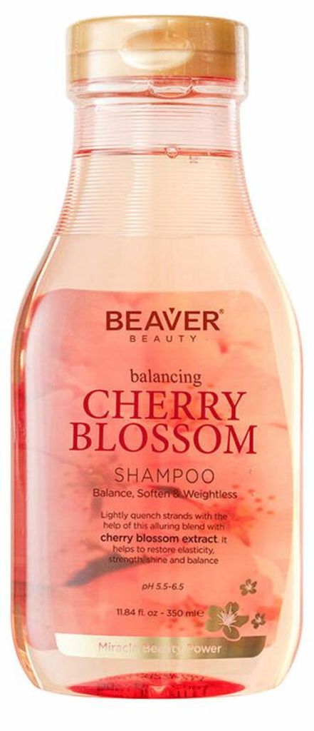 Beaver Biber-KIRSCHBLÜTE Talgregulierendes Shampoo 350 ml