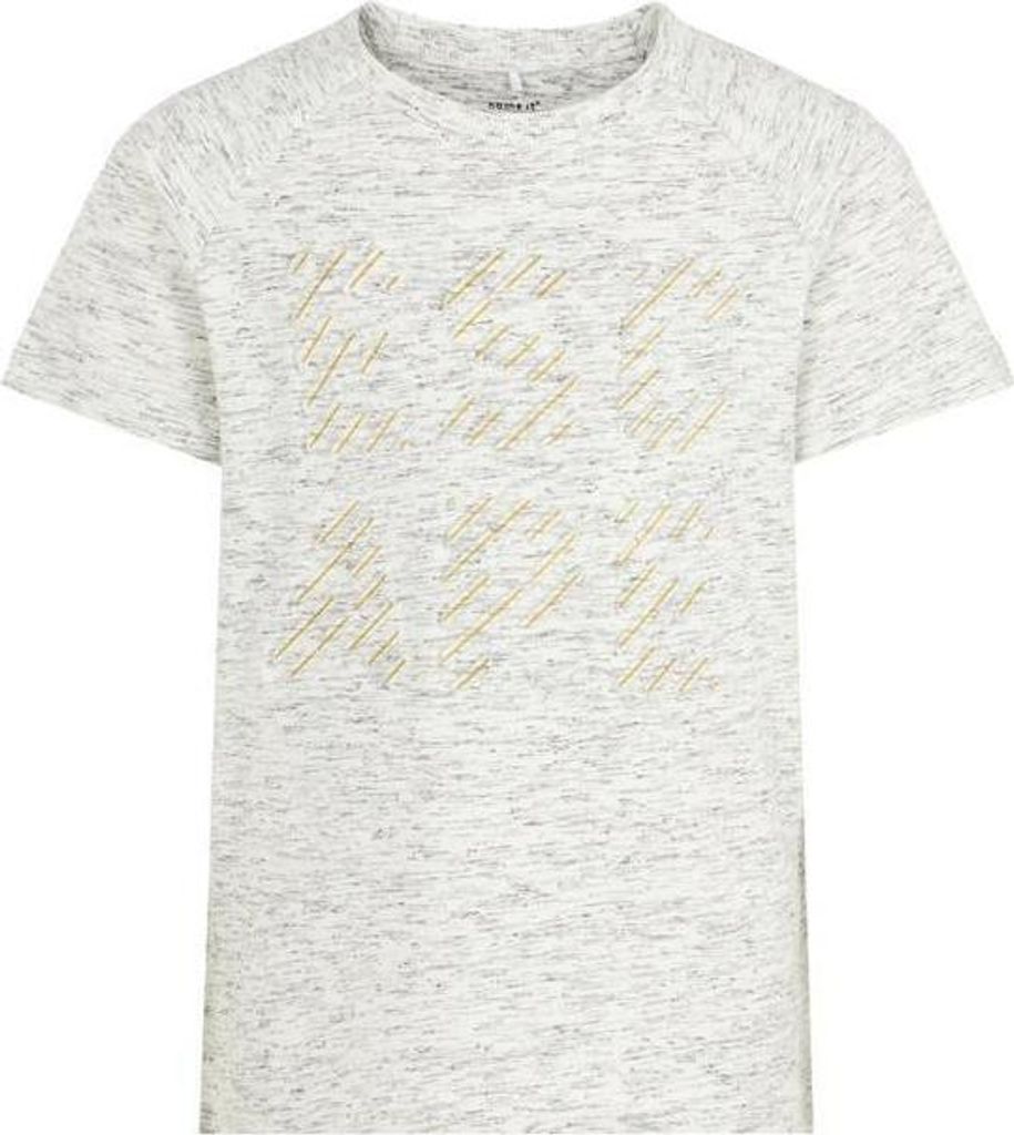 Name It T-Shirt aus Baumwolle mit Prägung "Escape" in grau 134-140