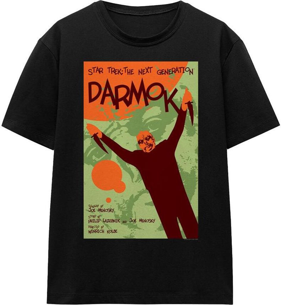 Star Trek - "The Next Generation Season 5 Episode 2" T-Shirt für Herren/Damen Uni TV16509 (XL) (Schwarz)