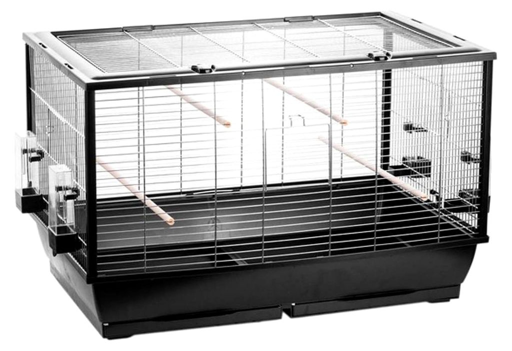 Vogelkäfig für Wellensittiche und Kanarienvögel mit Freiflug nach oben