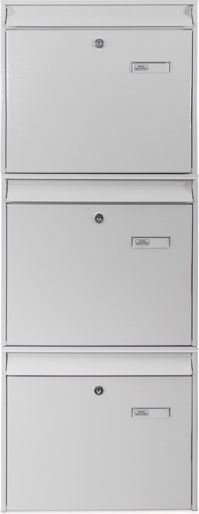 Burg-Wächter Briefkastenanlage 3-fach weiss 36x96x10cm, Produktbild 3