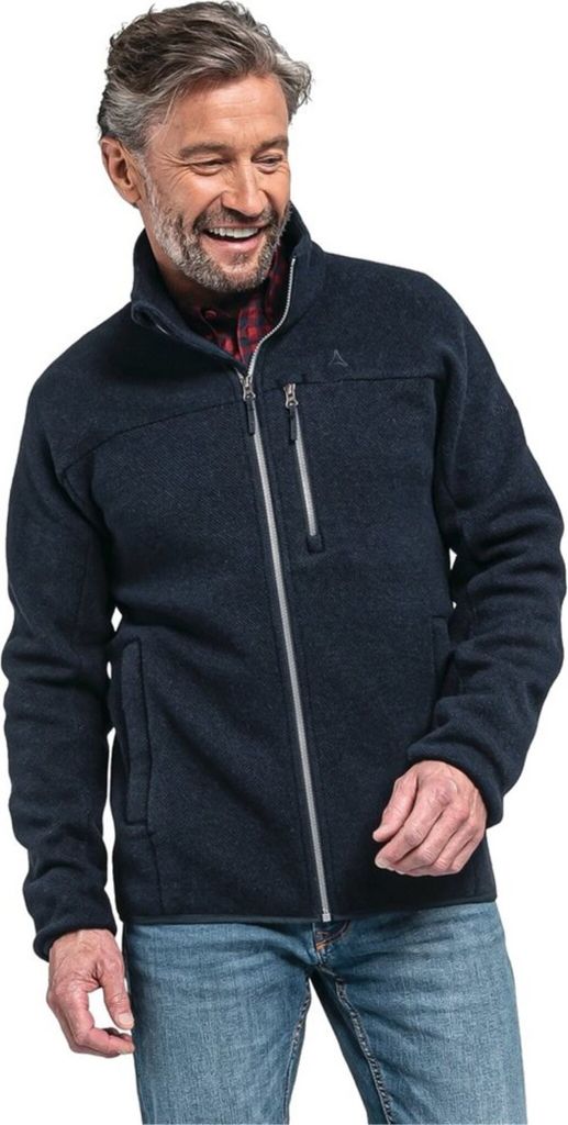 Schöffel Giacca In Pile Lakefield M, In Tecnowool (50% Lana), Antivento, Traspirante, Con Cerniera, Tasche - 2