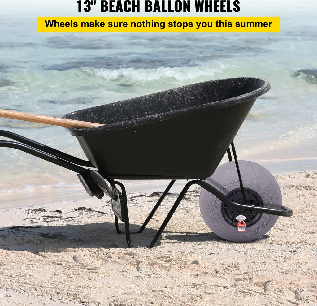 Roues de Canoë pour Sable Fin Pneus de Buggy Haute Flottaison x2