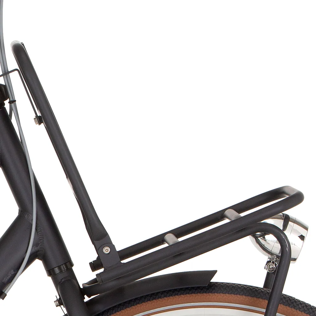 Fixation panier vélo Cortina 28 support frontal gris foncé mat