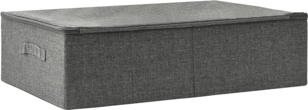 Aufbewahrungsbox Stoff 70x40x18 cm Anthrazit