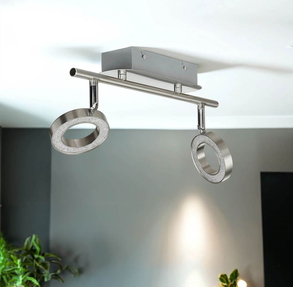LED Deckenspot 2-flammig 3000 K 430 lm Wohnzimmer Deckenstrahler Lampe