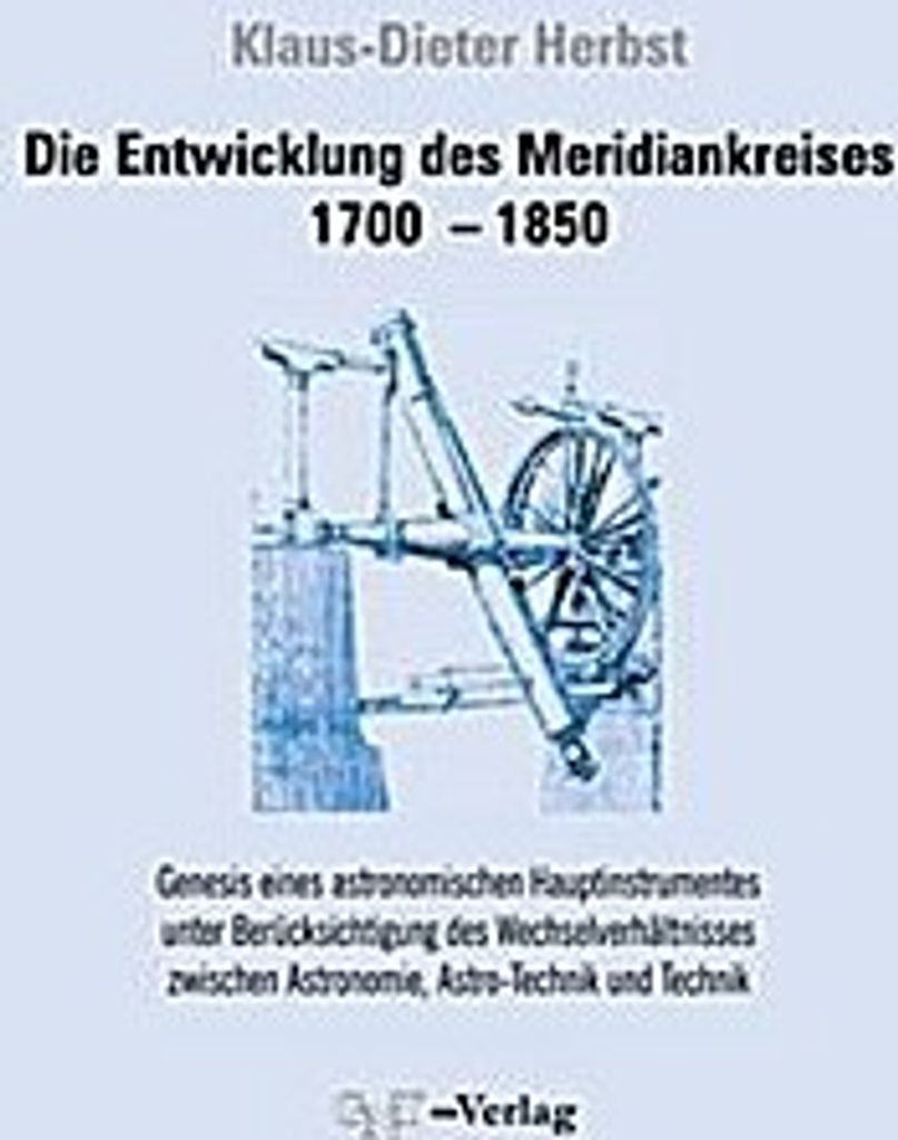 Die Entwicklung des Meridiankreises 1799-1850