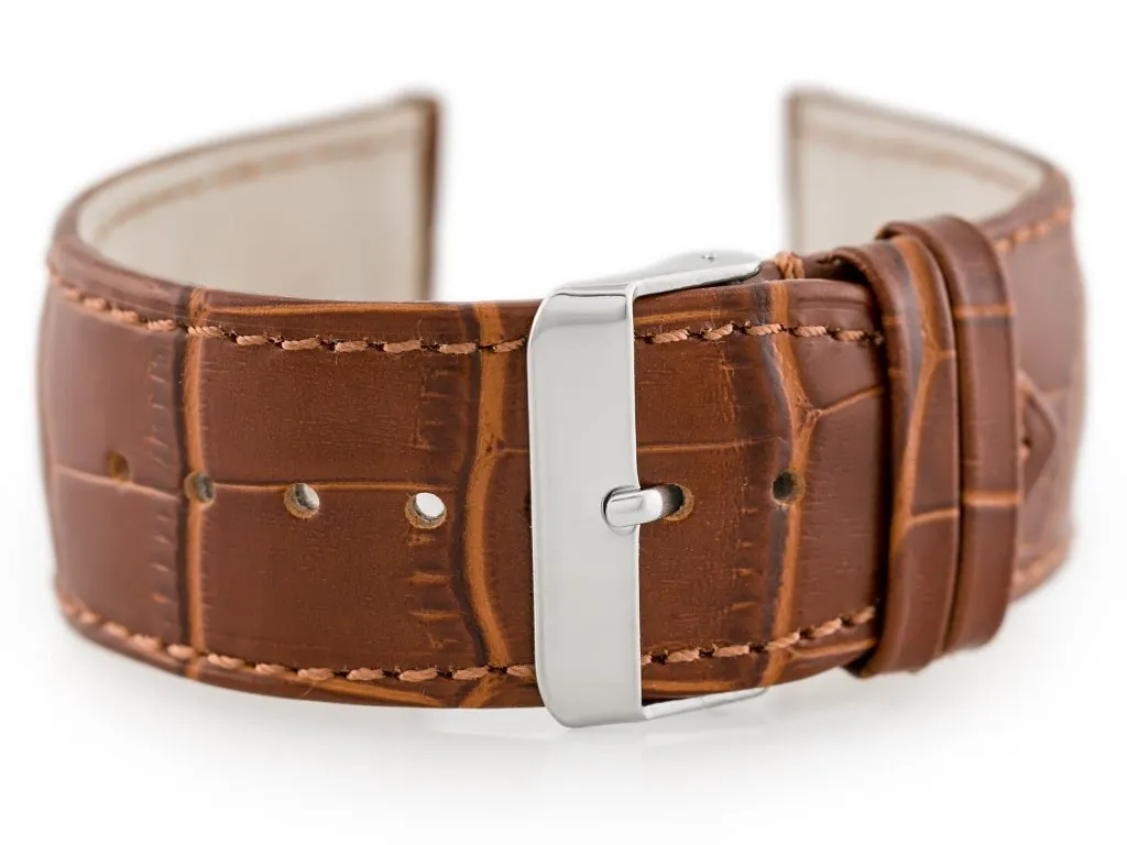 Cinturino W64 Pelle Marrone 24mm - Resistente per Uso Quotidiano