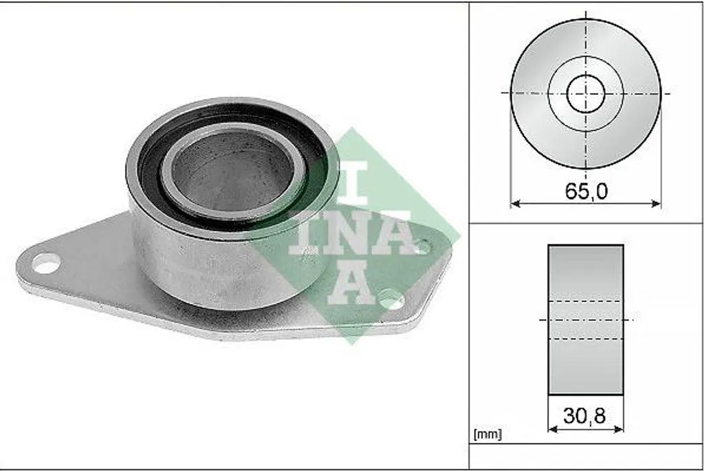 Rouleau de renvoi INA 532032210 galet de guidage pour Renault Clio