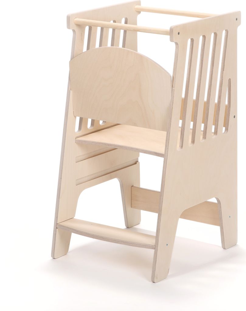 Woodforkid Lernturm Höhenverstellbar Holz