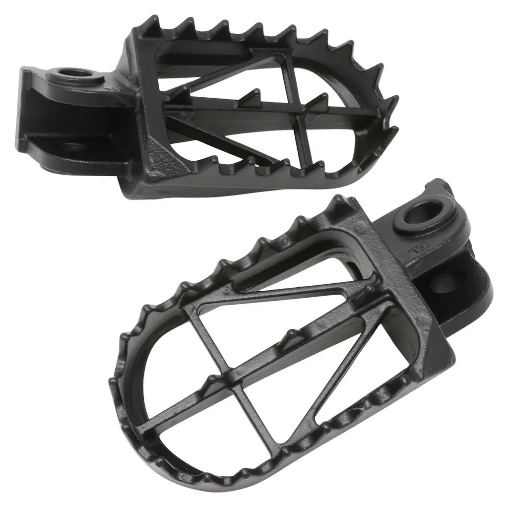 Repose-pieds larges DRC en acier Crmo pour Moto Enduro et Off-Road