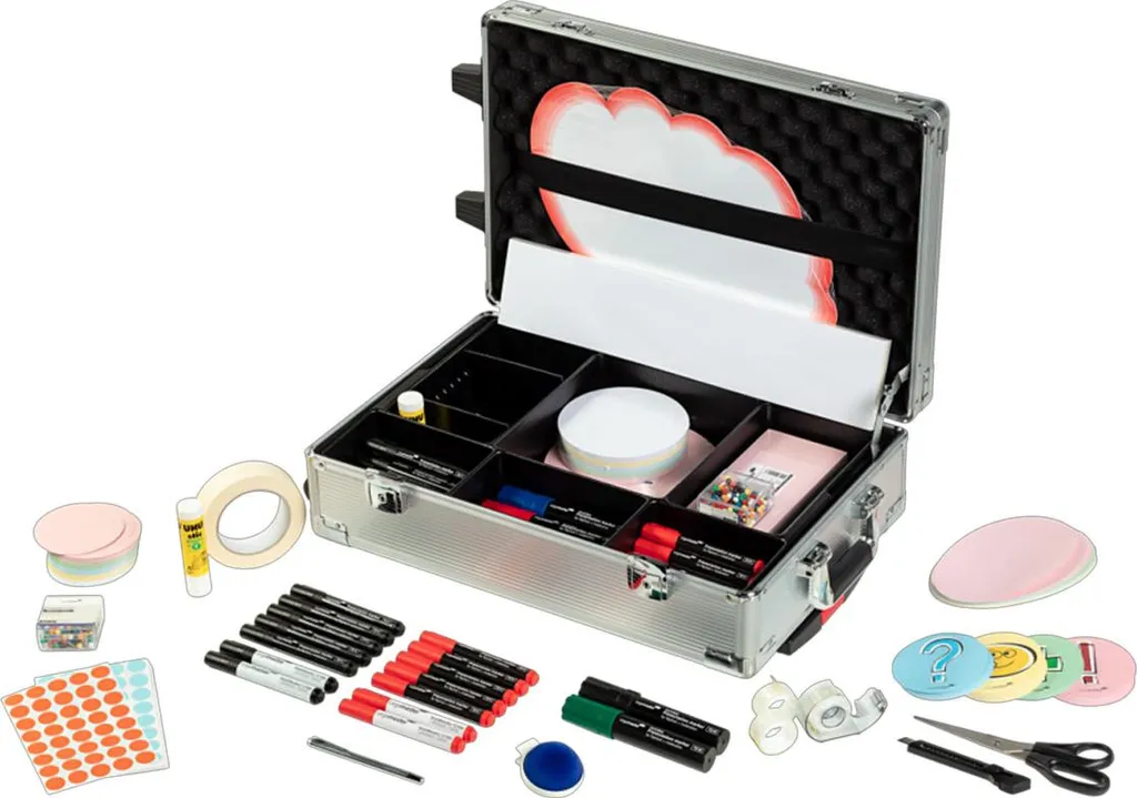 Mallette de modération Legamaster avec 3200 accessoires d'animation - 4