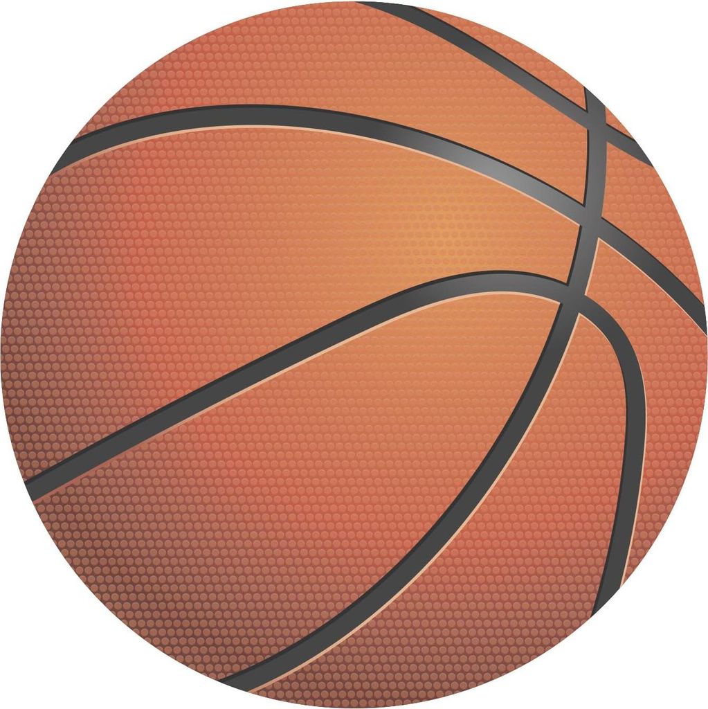dekora - Essbare Basketball-Waffel - Kinderkuchendekoration - Rund 20 cm