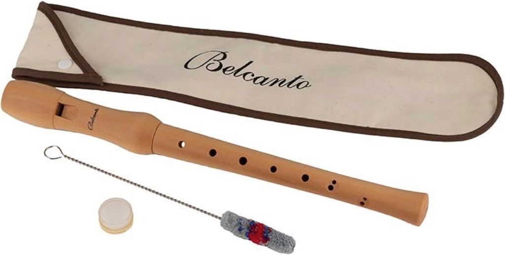 Belcanto Blockflöte BCR-31-B C-Sopranblockflöte aus Holz Barocke Griffweise