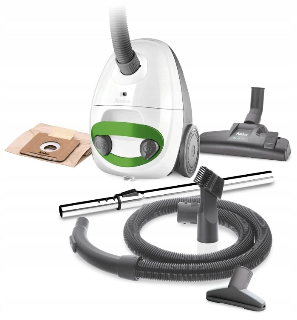 Staubsauger Mit Beutel Amica Ora Vm1034 900W Epa 10 1,5L Leistungsregulierung Retraktor