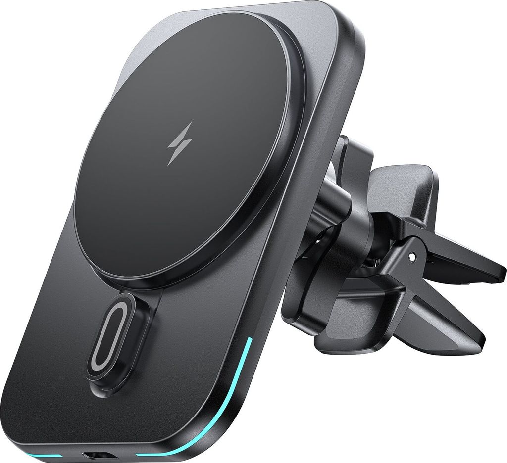 Caliber MagSafe-Handyhalterung - Drahtloses Ladegerät Auto - Handyhalterung Auto - Kompatibel mit iPhone 16/15/14/13/12 - Kabelloses Laden - Lüft...
