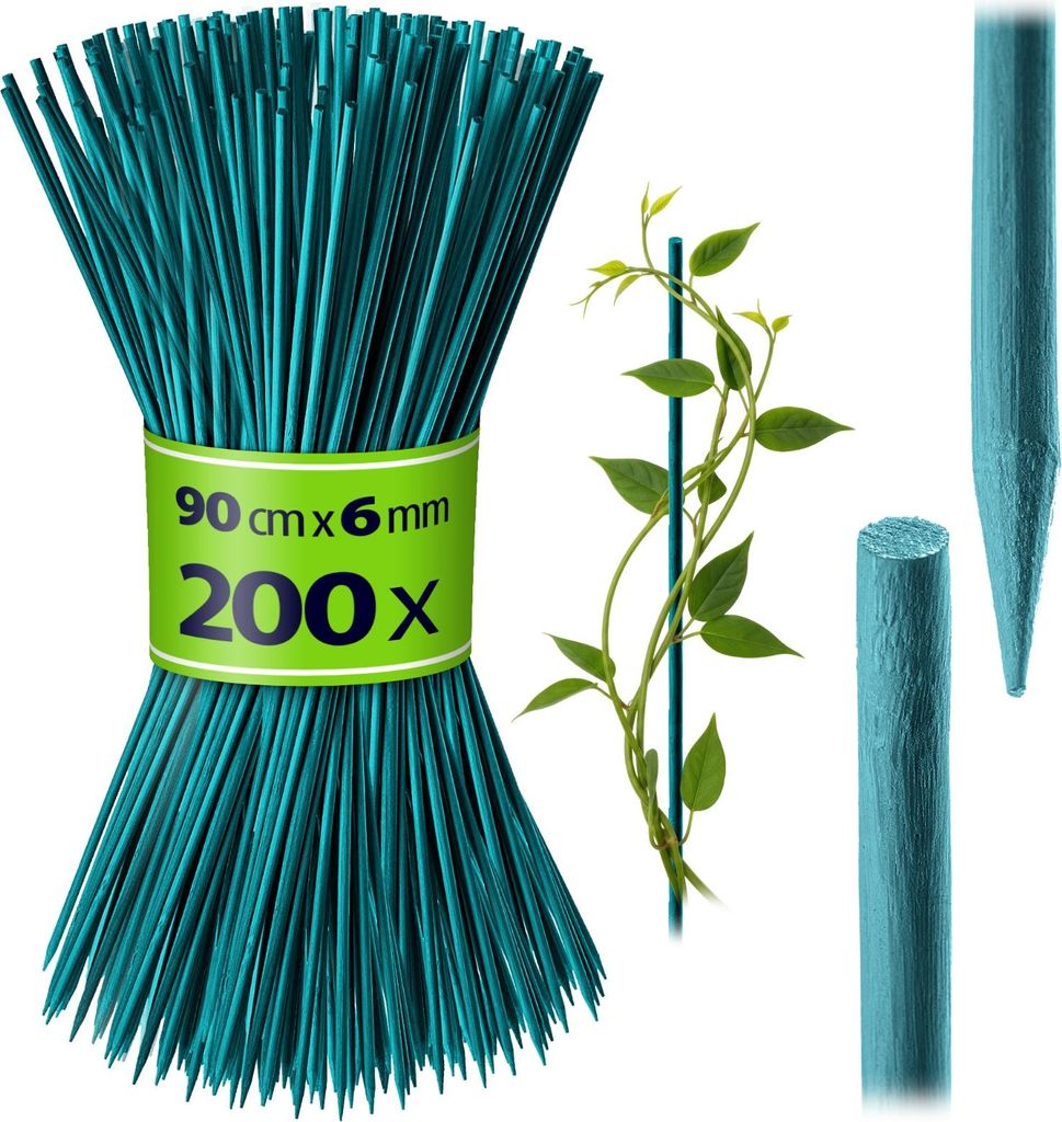 KADAX Bambusowe paliki 90 cm x 6 mm, zestaw 200 sztuk, Zdjęcie produktu 