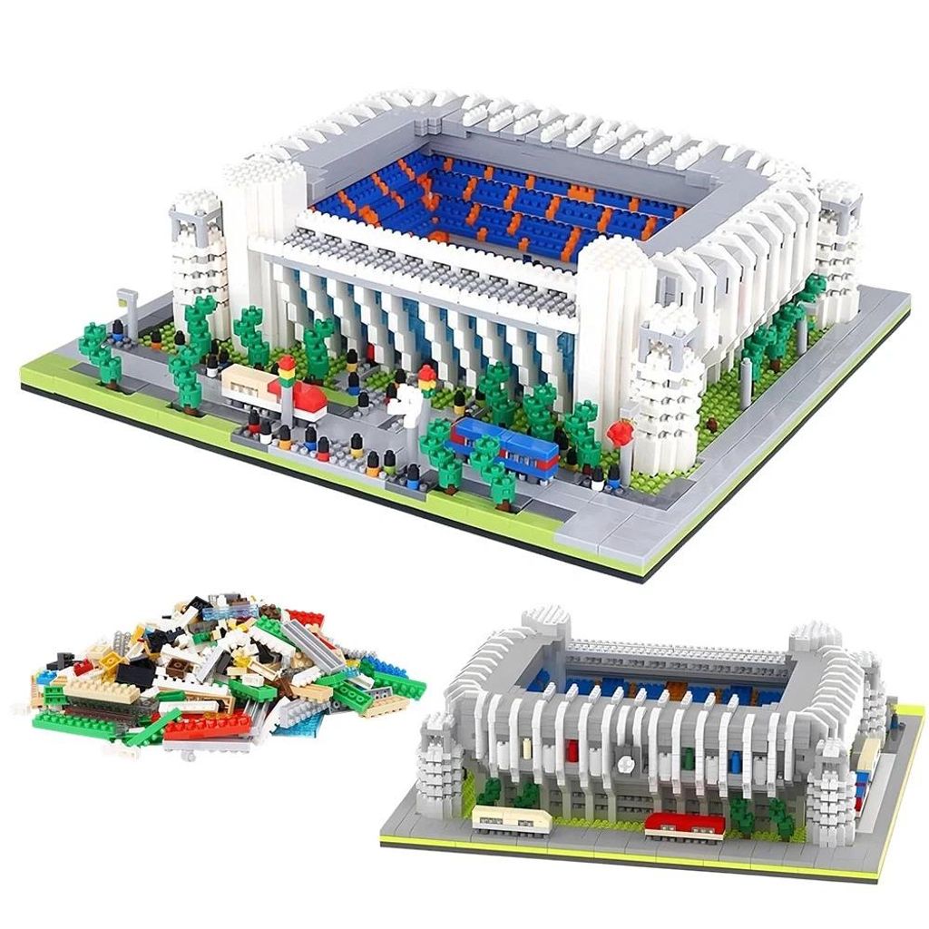 Madrid Fußballstadion Mikrobausteine 3500 Teile Bauset Produktbild 