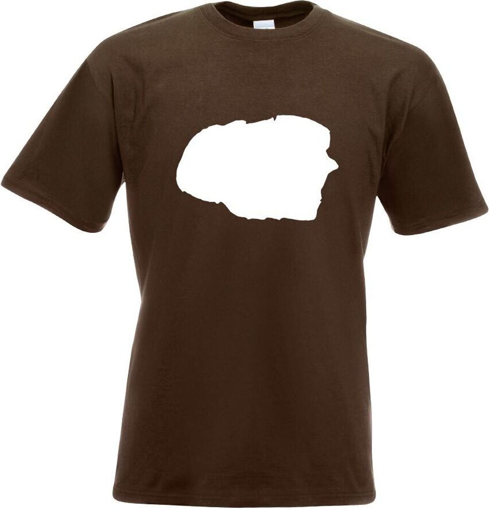 Kiwistar - T-Shirt - Chocolate - Föhr - Deutschland - Insel Motiv Bedruckt Funshirt Design Print - mit Motiv Bedruckt - Funshirt Design - Sport - ...