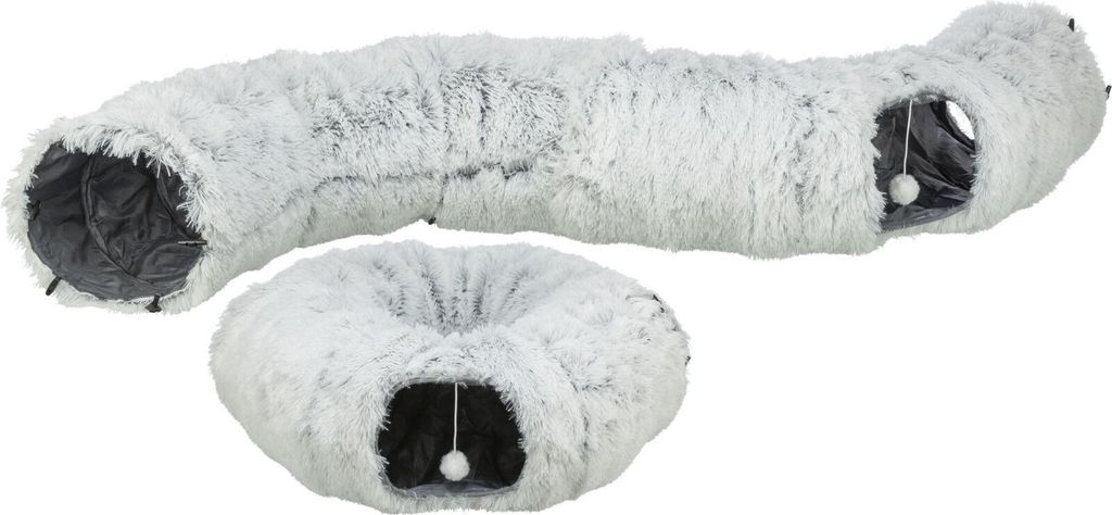TRIXIE Spieltunnel Harvey - grau - ø 25 × 160 cm