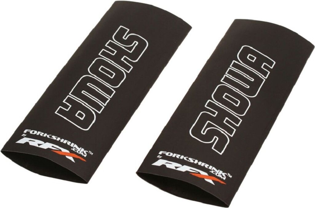 RFX Race Series Gabelschrumpfschlauch - Schutz mit Showa-Logo - Weiß
