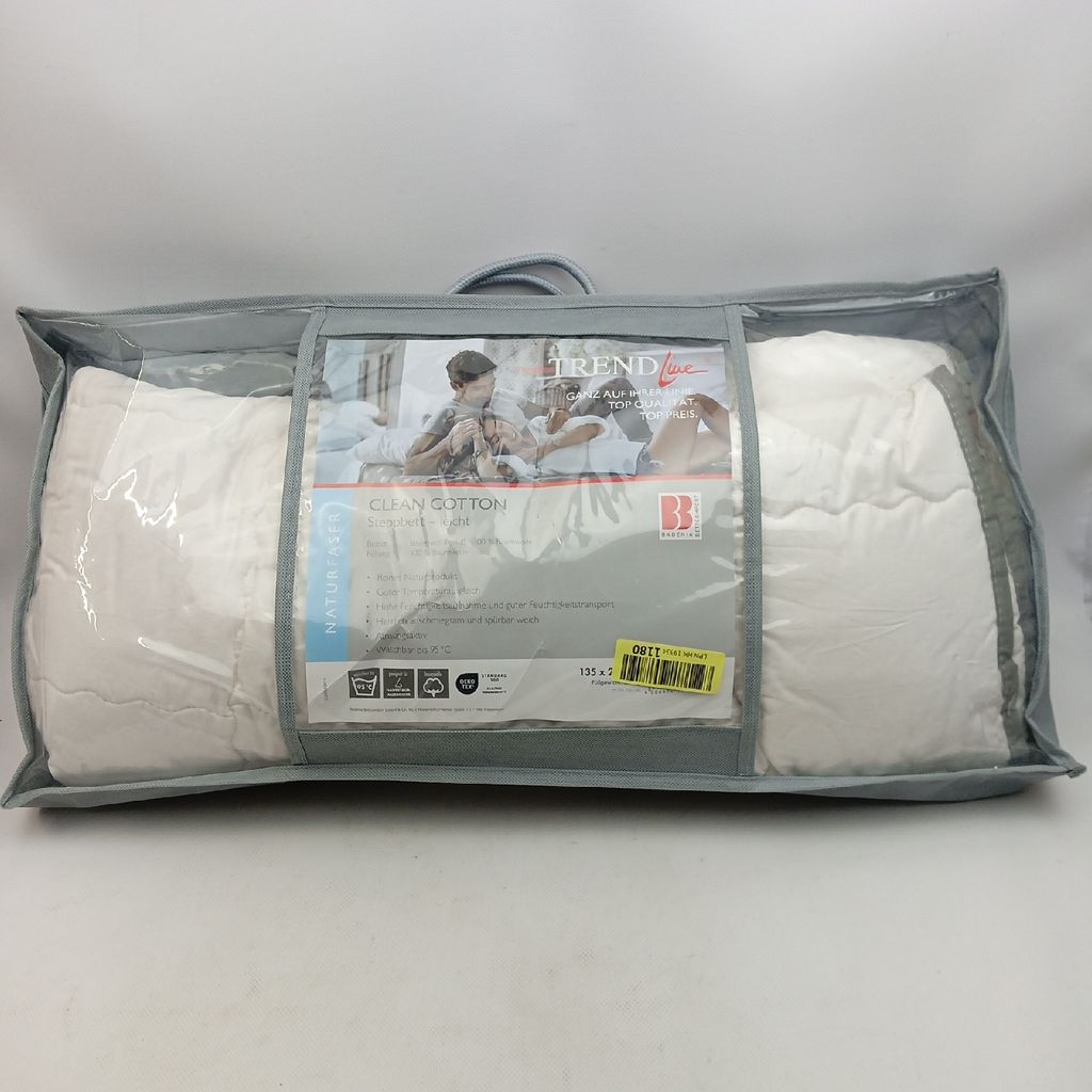 Badenia Sommerbettdecke 135 x 200 cm Clean Baumwolle Produktbild 