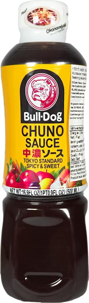 Bull-Dog japanische Chuno Sauce 500ml | japanische Würzsauce