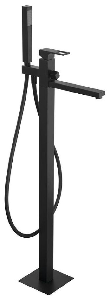 Sapho Forata - Badewannenarmatur, Bodenmontage, schwarz FT021/15