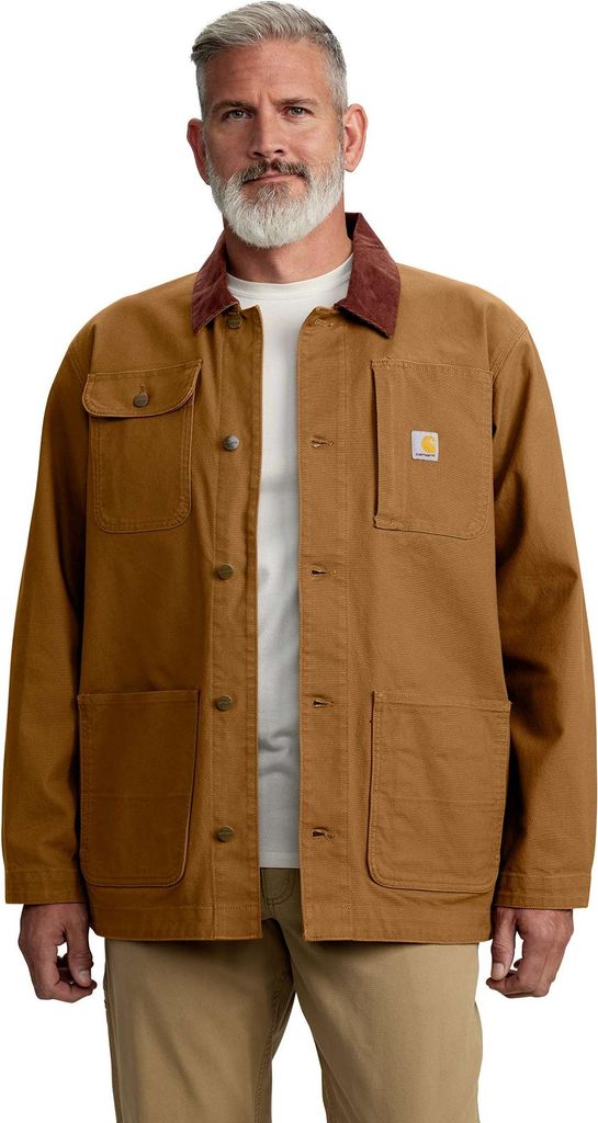 Carhartt 106675 Iconic C01 Rugged Flex Duck Chore Coat Carhartt Brown M