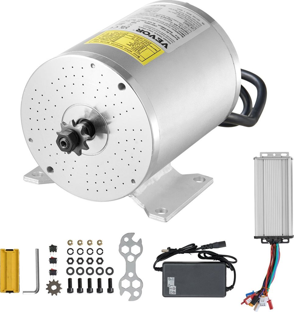1800W sada bezkartáčového jednosmerného motora 48V 4500 Obrázok produktu 