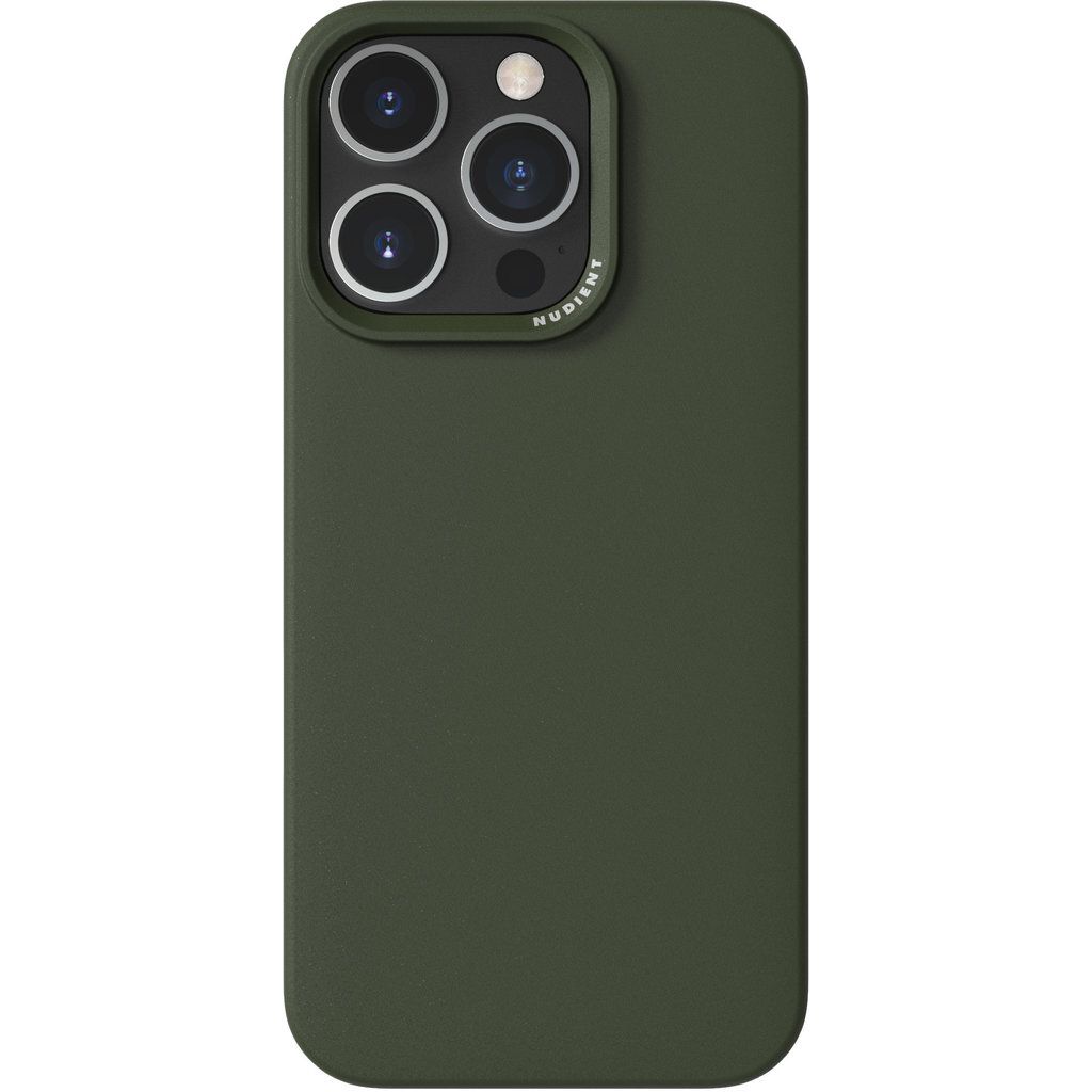 Nudient Thin Precise iPhone 16 Pro MagSafe Hülle Hardcase Backcover - Pine Green