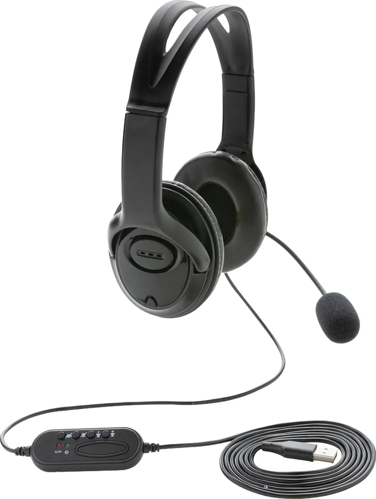 XD Collection XD1156 Cuffie Cablate Nere - Audio Stereo PC Mac