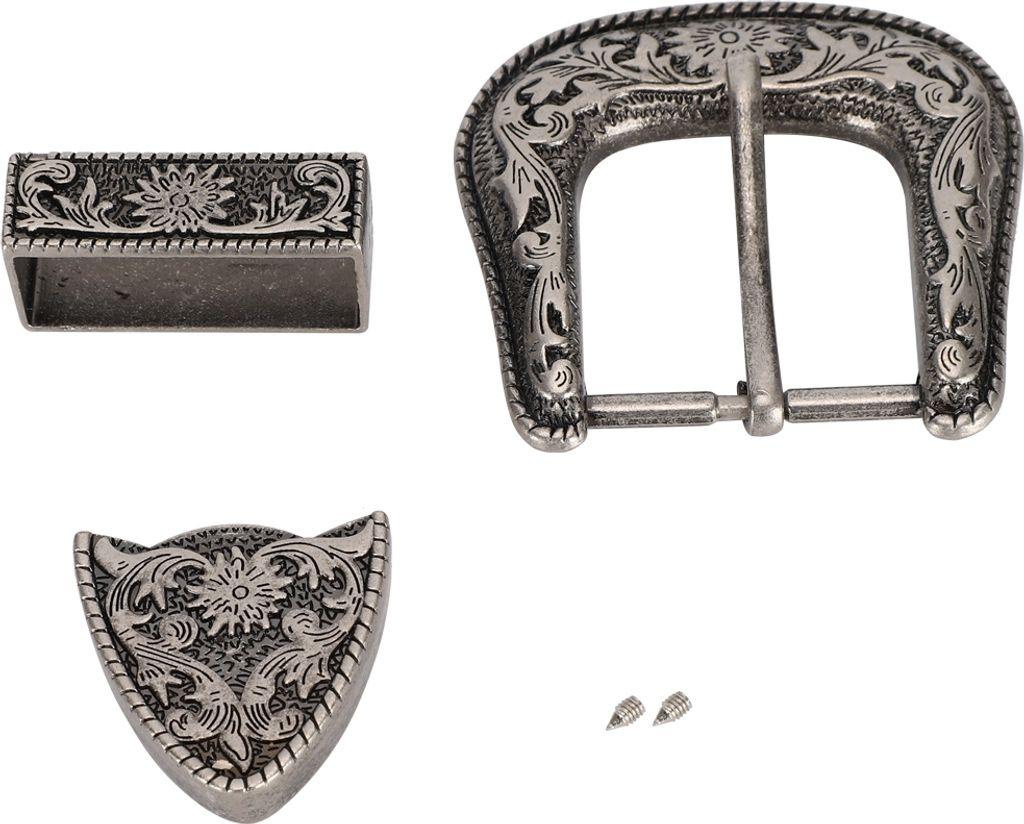 Style vintage sculpté à la main en alliage de ceinture de Image du produit 