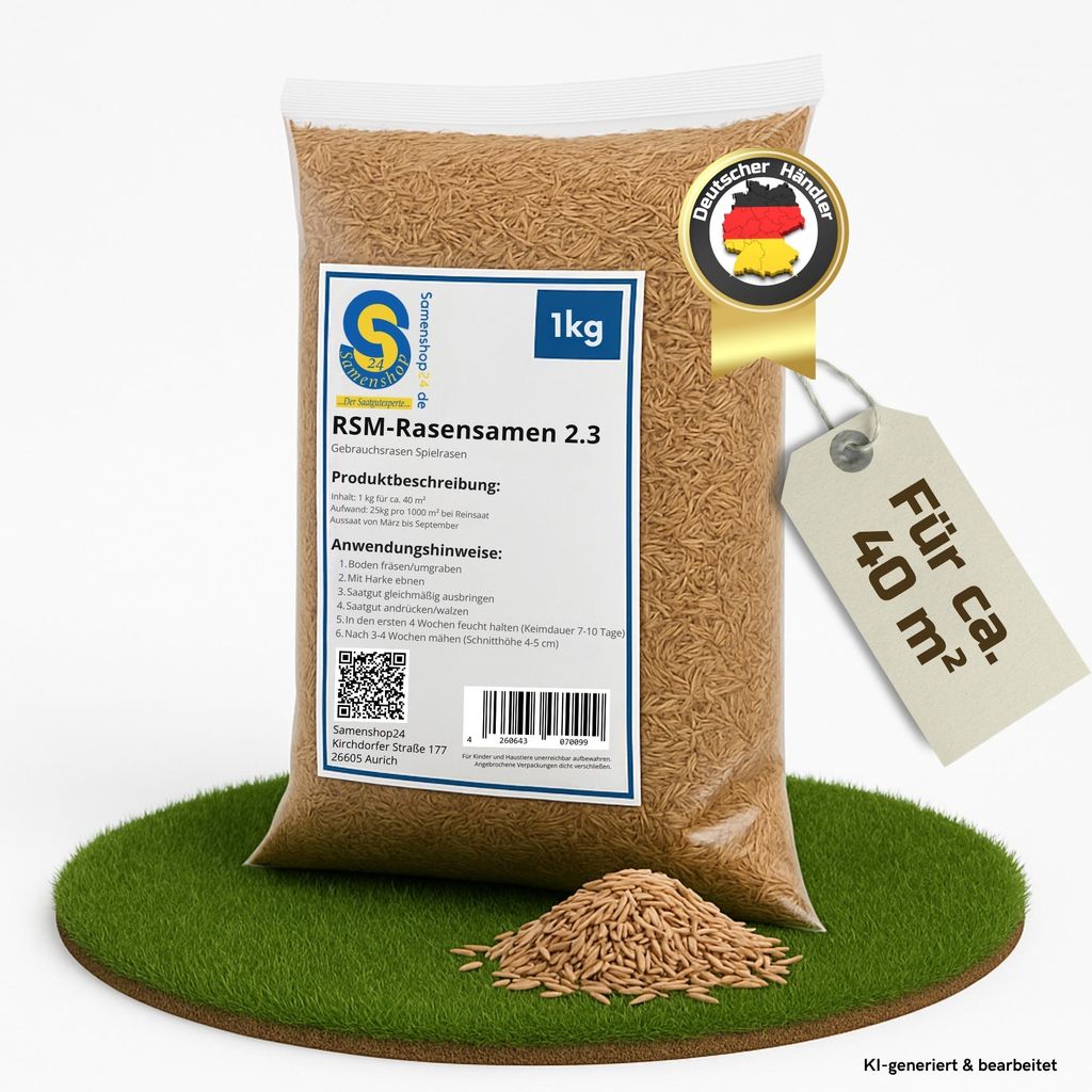 Samenshop24® RSM-Rasensamen 3.2 Sportrasen Regeneration mit Produktbild 