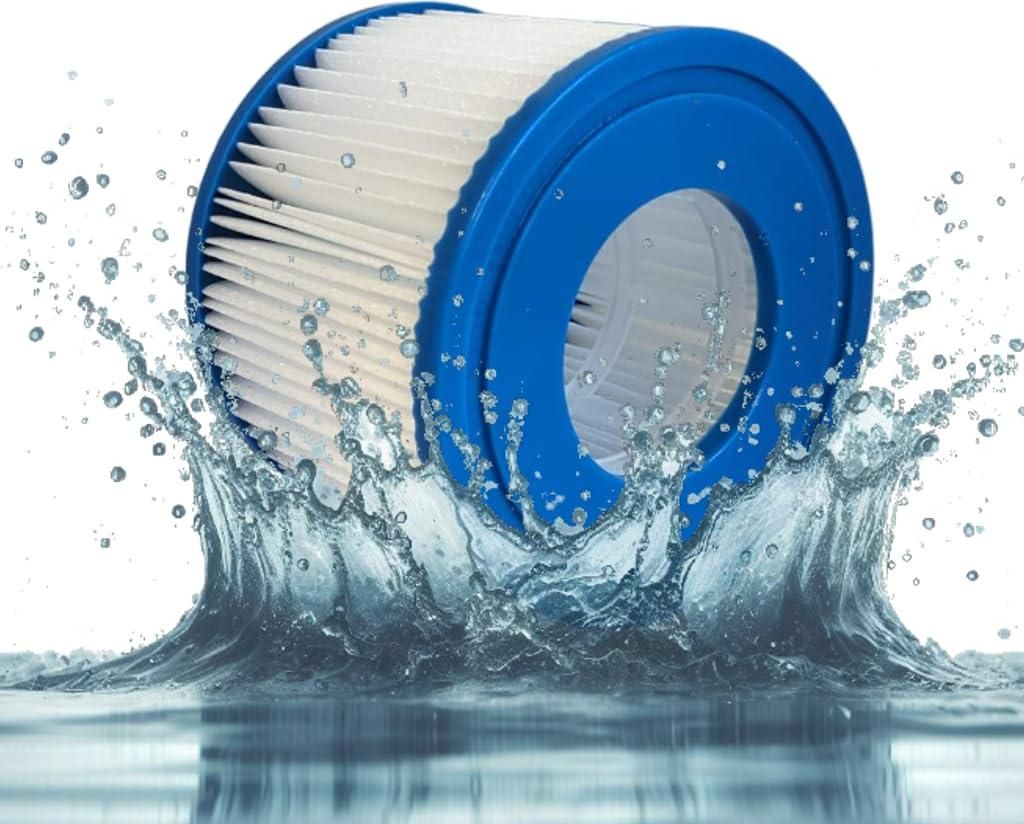 2 Filter Pool für Bestway Größe VI 6 LayZ Spa 60311 58323 Filterkartuschen 58239