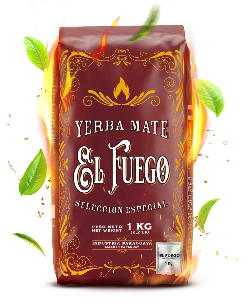 El Fuego - Mate Tee Elaborada 1kg - Starker Wachmacher, Produktbild 