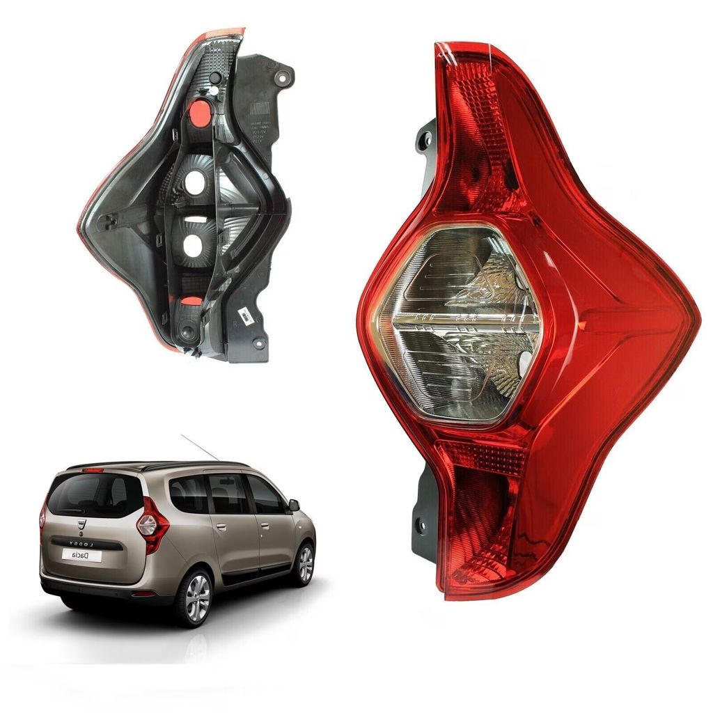 Feu stop droit Dacia Lodgy | 265502184R, sans prise de Image du produit 