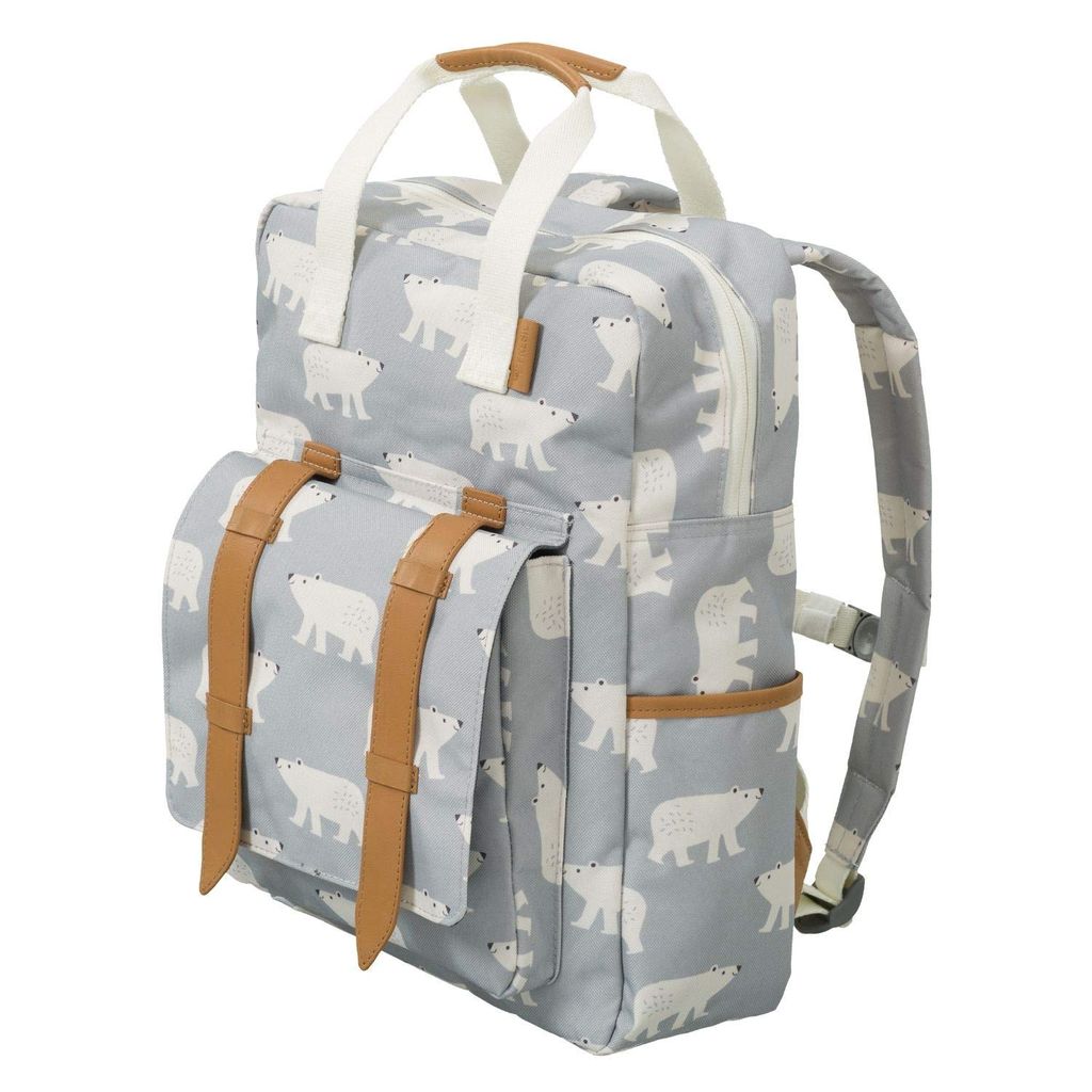 Fresk Kinderrucksack Kindertasche für Jungen und Mädchen mit Eisbär Motiv