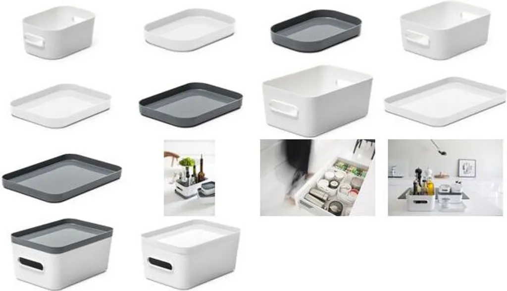 SmartStore 10963 Coperchio COMPACT M Grigio - Organizzazione Casa Professionale - 2