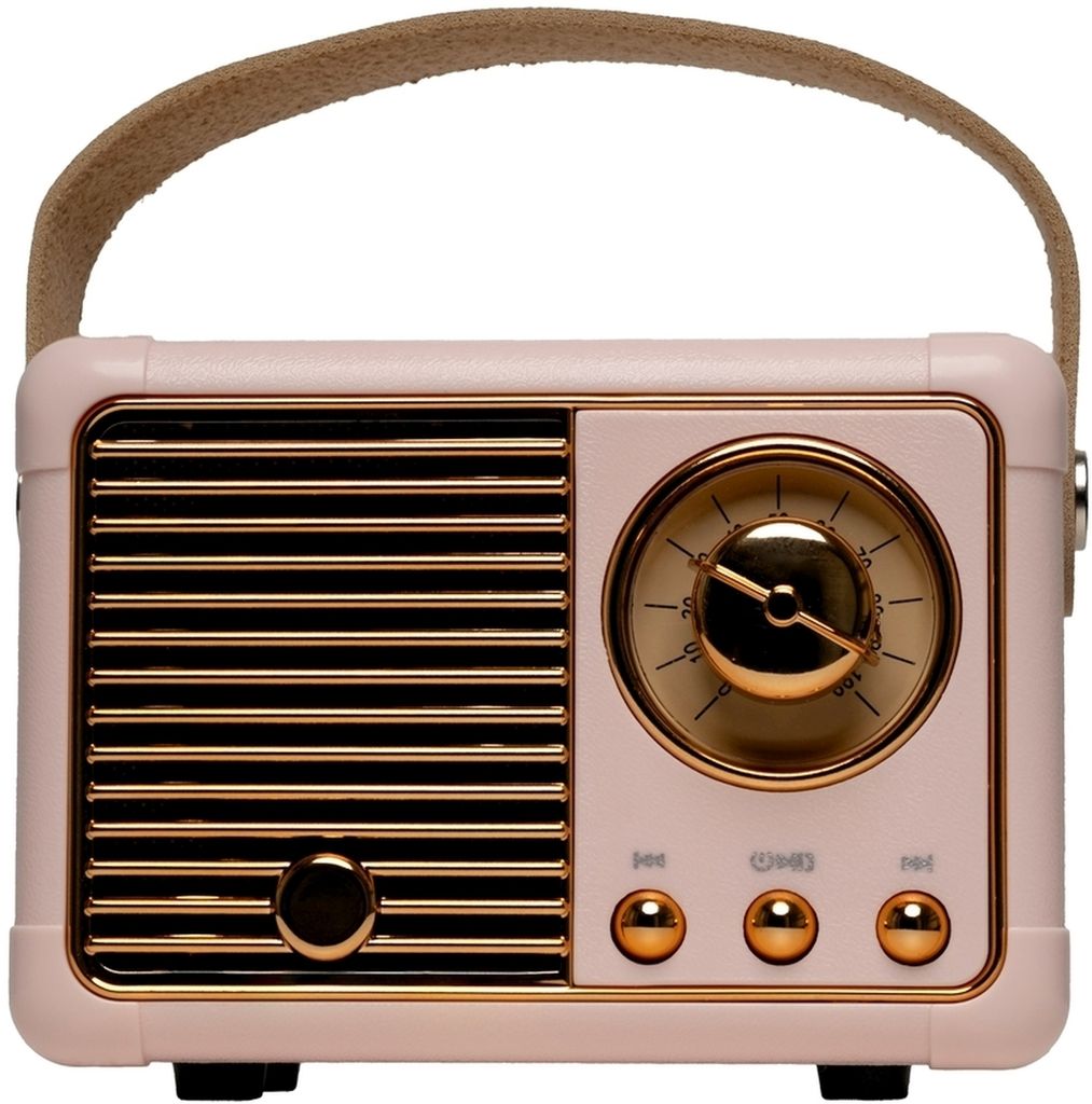 DENVER BTP-203 - Lautsprecher - tragbar - kabellos - Bluetooth - 3 Watt - rosé (BTP-203RO)