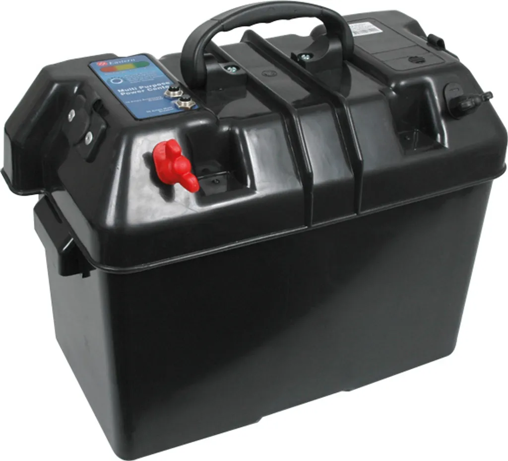 Boîtier de batterie Deluxe 60A avec poignée - Modèle RX-600 Noir