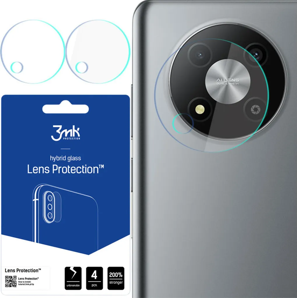 ZTE Blade A73: Sicurezza Fotocamera con 3mk Lens Protection 4-Pack