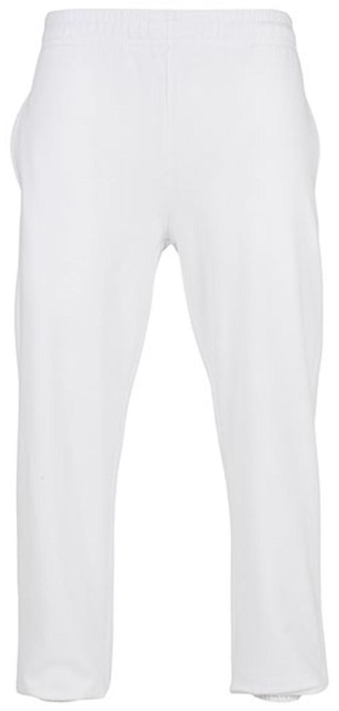 Build Your Brand Basic BB002 | Basic Sweatpants Regular Fit / Jogging Hose Unisex - Farbe: White - Größe: XS