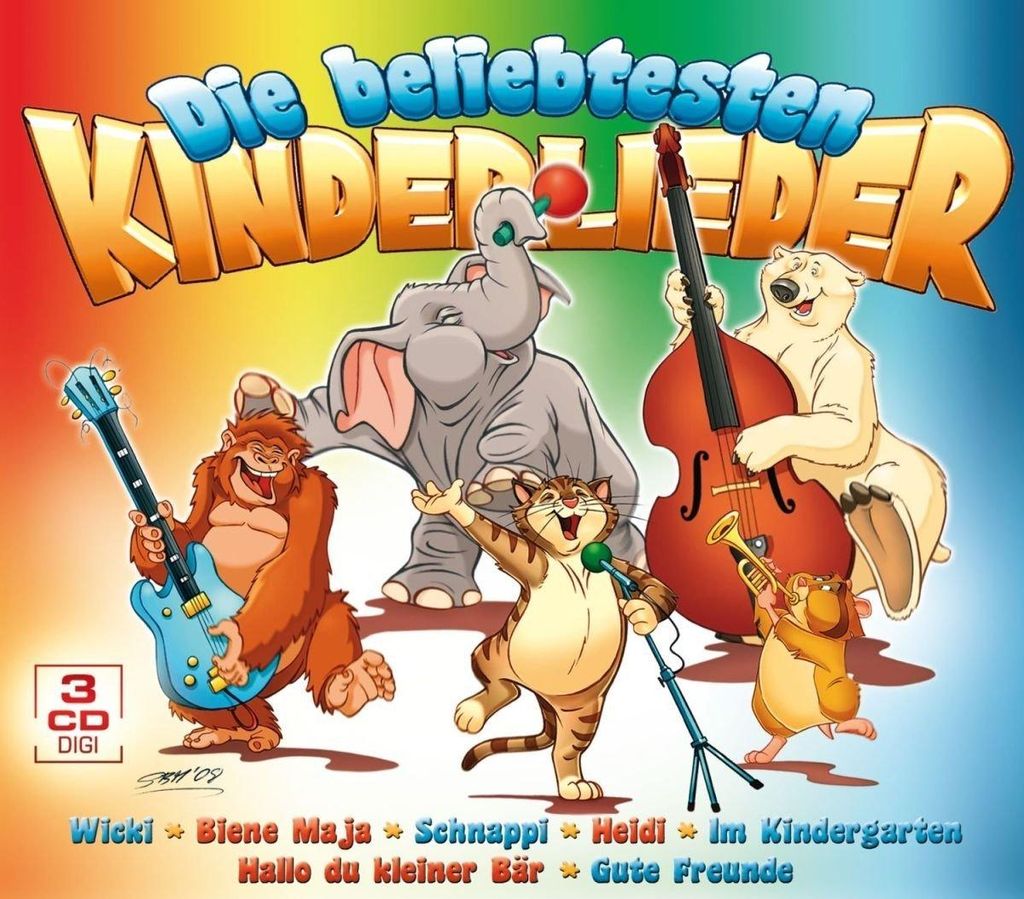 Die beliebtesten Kinderlieder