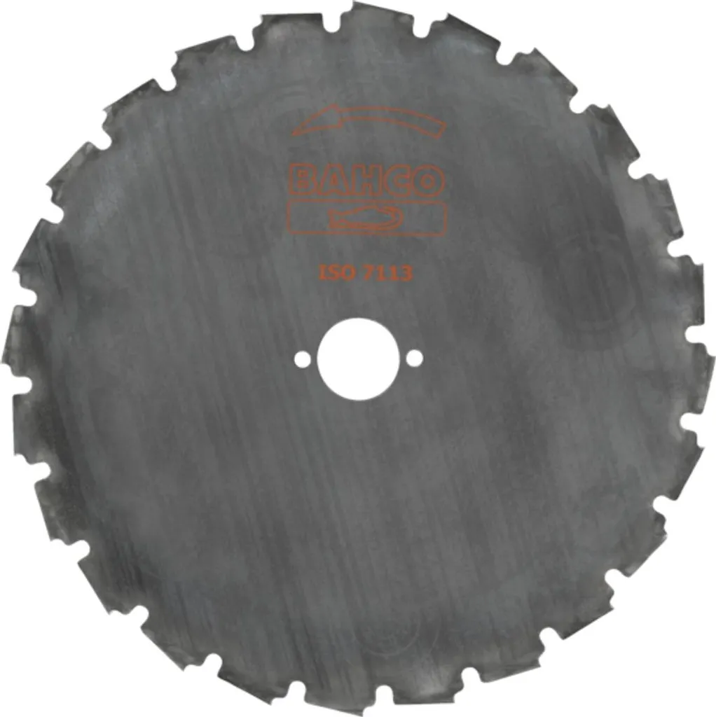 Lame débroussailleuse 225 mm Bahco EIA en acier robuste avec 24 dents pro