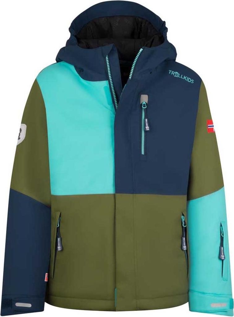 Trollkids Hallingdal bunda, zelená, 152 cm, chlapčenská, Obrázok produktu 