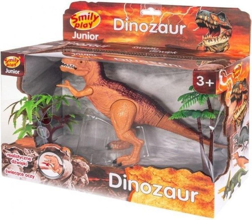 Dinozaur ze światłem i dźwiękiem