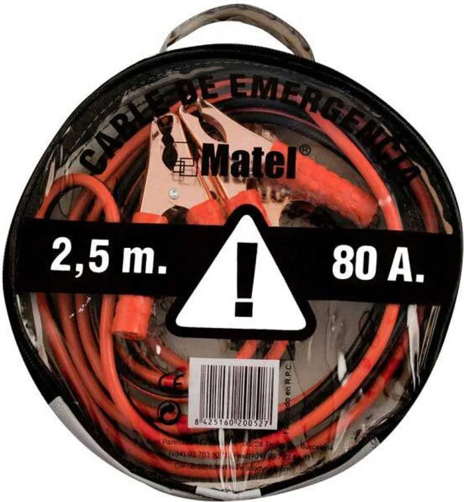 Câble de secours batterie 800A 3m Worgrip argenté pour redémarrer vite - 2