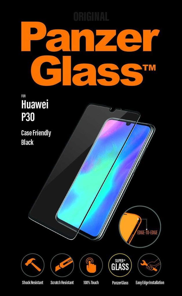 PanzerGlass Case Friendly Displayschutzfolie Schwarz für Produktbild 1