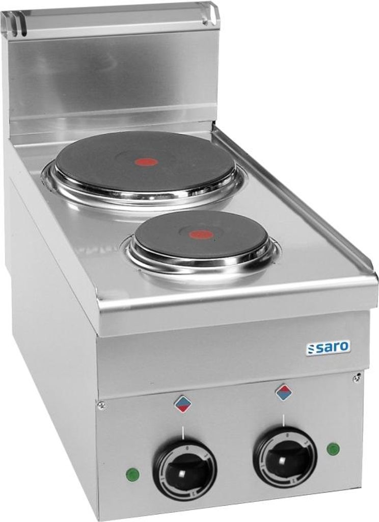 SARO Elektroherd, 2 Platten, Auftisch, 600 Line, E26